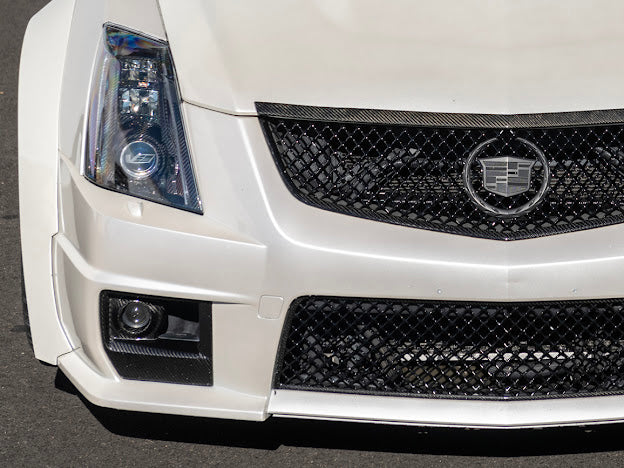 2009-2015 Cadillac CTS/CTS-V V2 SDP Carbon Fiber Headlight  Internal Housings Bezels
